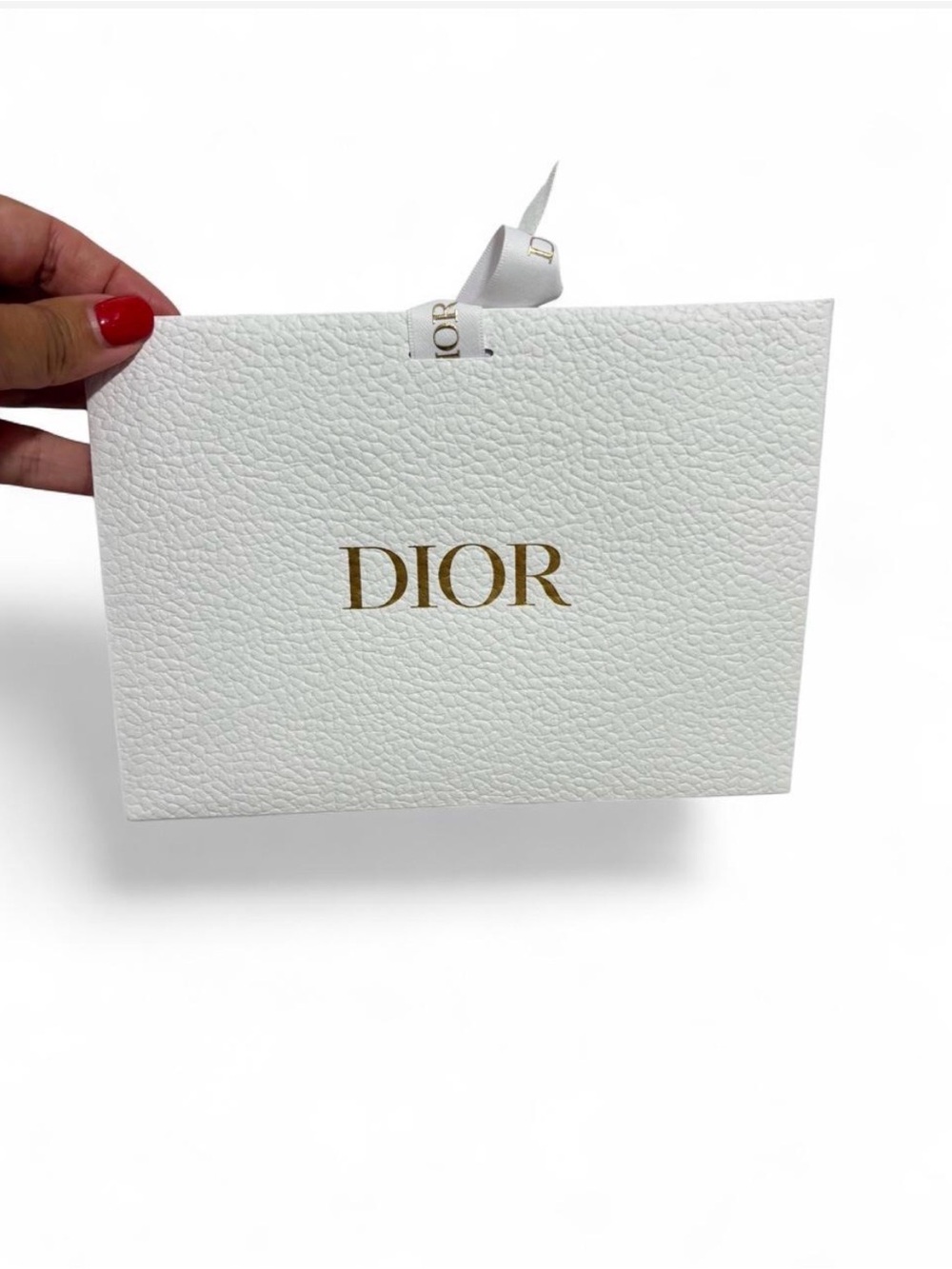 DIOR white paper gift bag